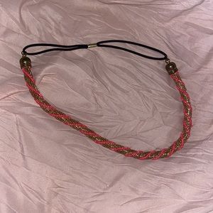 Pink & Gold headband